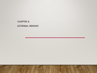 Computer Architecture - External Memory.ppt
